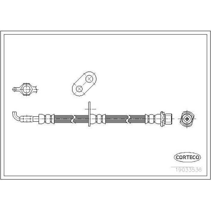 Corteco 19033536 Bremsschlauch