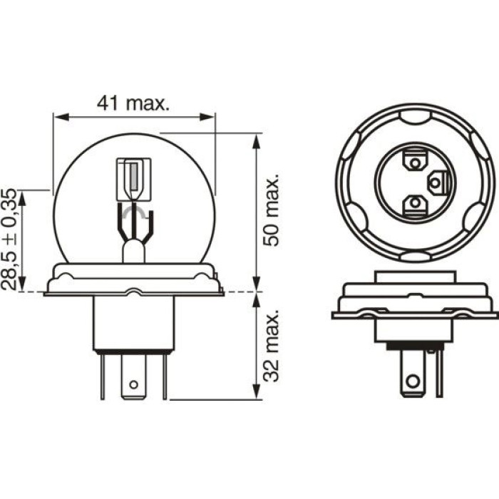 BOSCH 1 987 302 023 Glühlampe, Fernscheinwerfer Pure Light WS BOSCH 1 987 302 023 Glühlampe, Fernscheinwerfer Pure Light WS