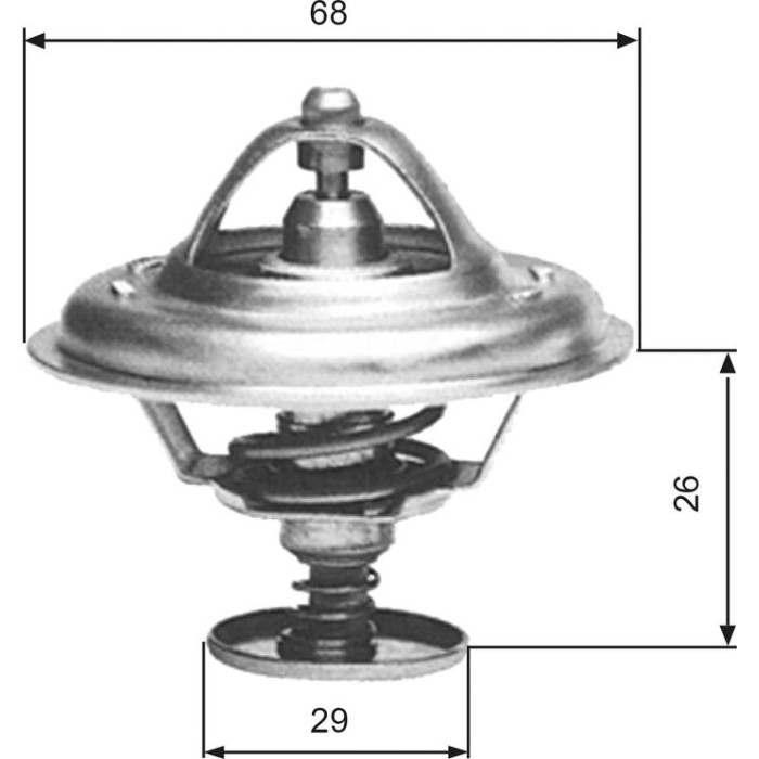 Gates TH08983G1 Thermostat, Kühlmittel
