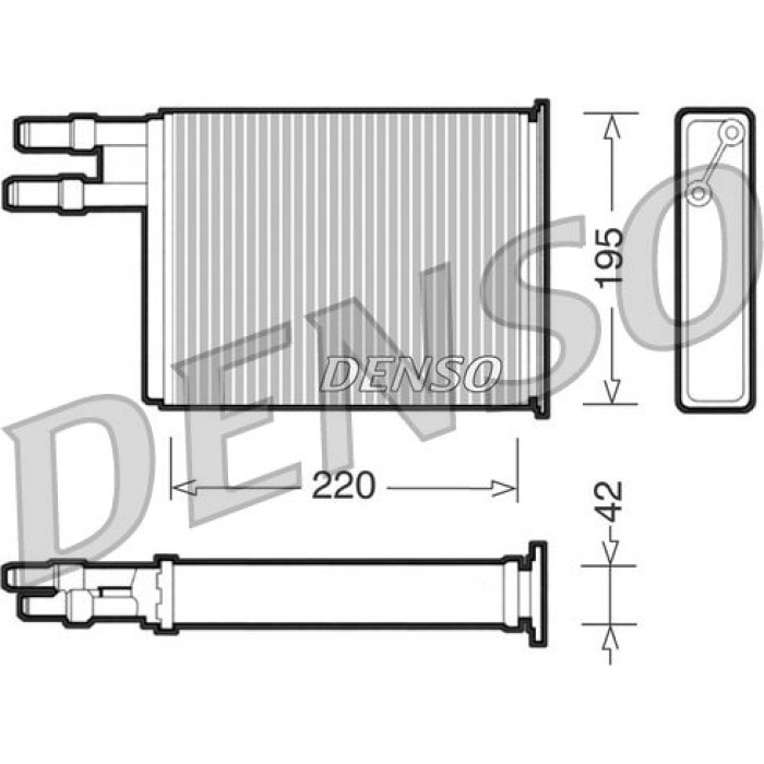 Denso DRR09031 Wärmetauscher, Innenraumheizung Denso DRR09031 Wärmetauscher, Innenraumheizung