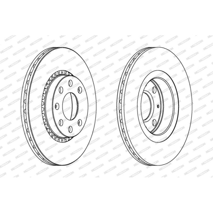 Ferodo DDF328C Bremsscheibe PREMIER Coat+ disc Ferodo DDF328C Bremsscheibe PREMIER Coat+ disc