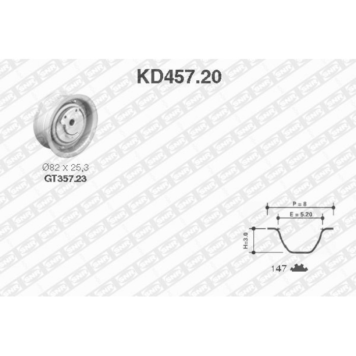 Zahnriemensatz KD457.20 Zahnriemensatz KD457.20