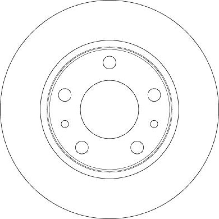 TRW DF6412 Bremsscheibe