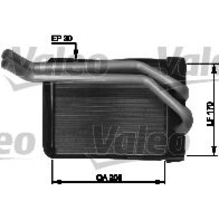 Valeo 812432 Wärmetauscher, Innenraumheizung Valeo 812432 Wärmetauscher, Innenraumheizung