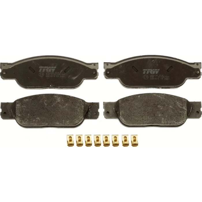 TRW GDB1510 Bremsbelagsatz, Scheibenbremse COTEC
