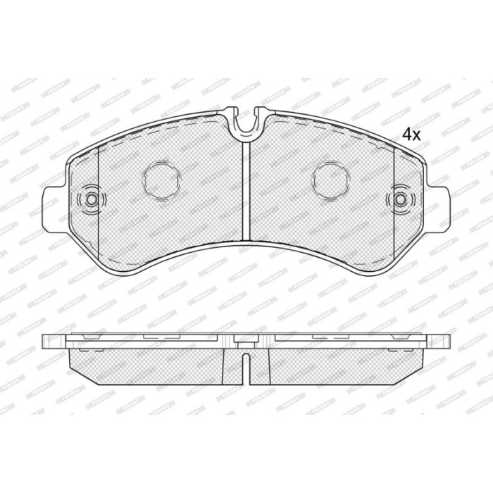 Ferodo FVR5187 Bremsbelagsatz, Scheibenbremse PREMIER ECO FRICTION Ferodo FVR5187 Bremsbelagsatz, Scheibenbremse PREMIER ECO FRICTION