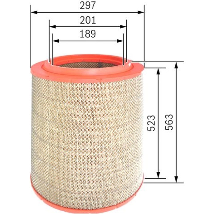 BOSCH F 026 400 552 Luftfilter BOSCH F 026 400 552 Luftfilter
