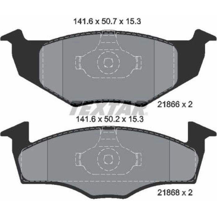 Bremsbelagsatz, Scheibenbremse 2186601 Bremsbelagsatz, Scheibenbremse 2186601