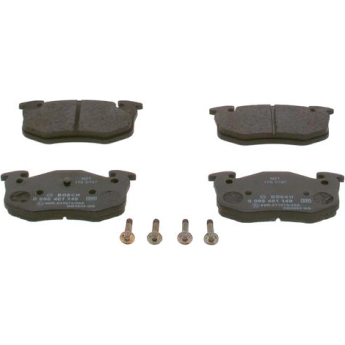 BOSCH 0 986 461 149 Bremsbelagsatz, Scheibenbremse BOSCH 0 986 461 149 Bremsbelagsatz, Scheibenbremse