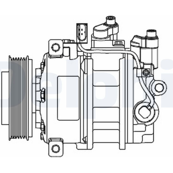 Delphi CS20546 Kompressor, Klimaanlage Delphi CS20546 Kompressor, Klimaanlage