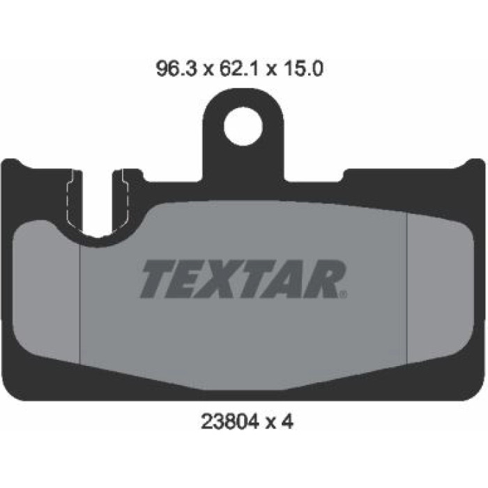 Textar 2380401 Bremsbelagsatz, Scheibenbremse Textar 2380401 Bremsbelagsatz, Scheibenbremse