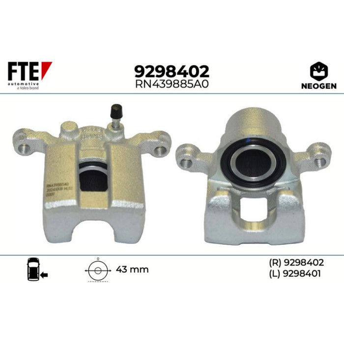 FTE 9298402 Bremssattel NEOGEN FTE 9298402 Bremssattel NEOGEN