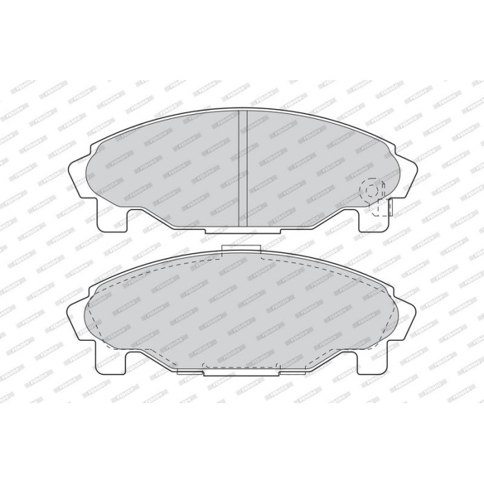 Ferodo FDB1009 Bremsbelagsatz, Scheibenbremse PREMIER ECO FRICTION Ferodo FDB1009 Bremsbelagsatz, Scheibenbremse PREMIER ECO FRICTION