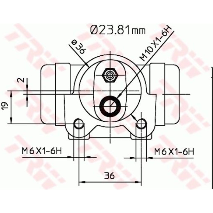 TRW BWK224 Radbremszylinder TRW BWK224 Radbremszylinder