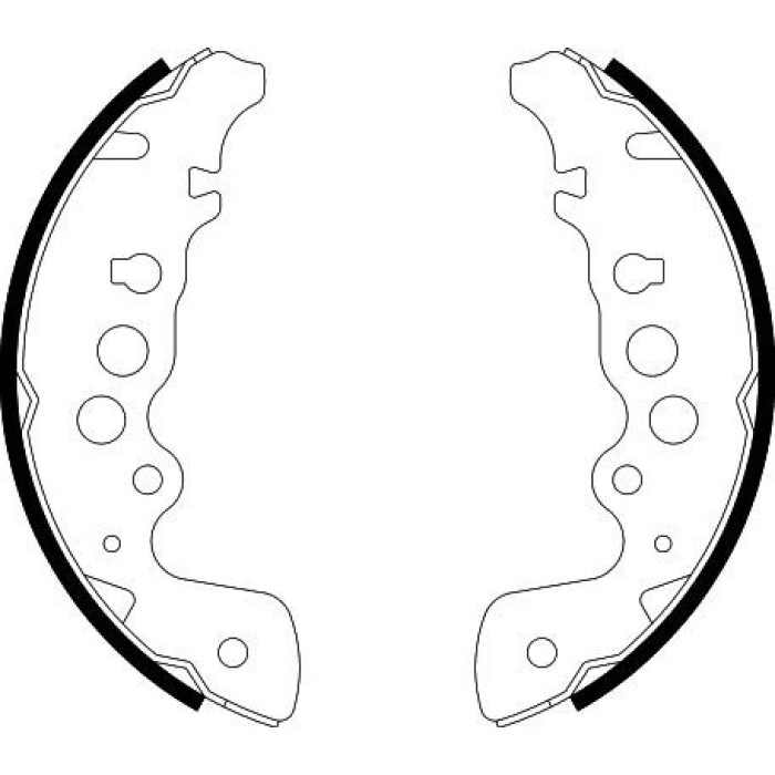 Hella 8DB 355 001-921 Bremsbackensatz