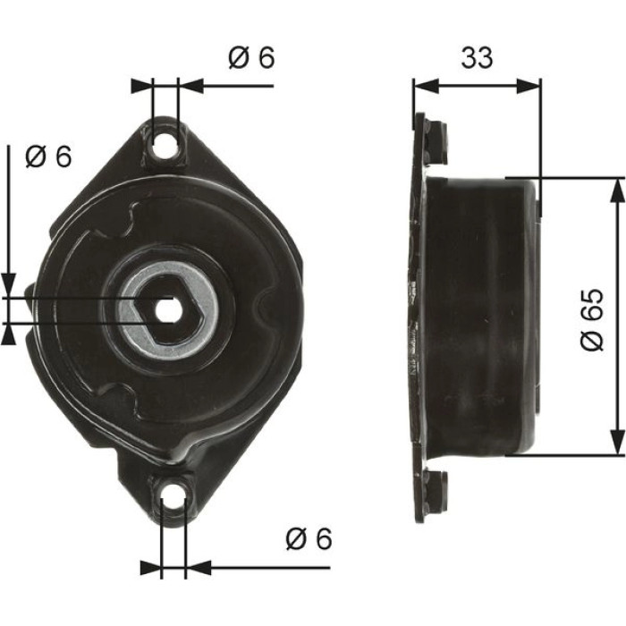 Gates T39013 Spannrolle, Keilrippenriemen DriveAlign™