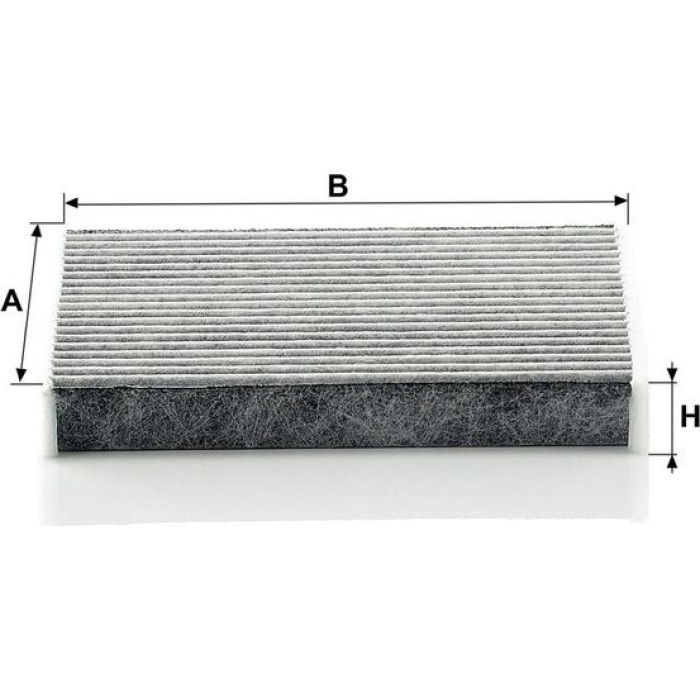 MANN-FILTER CUK 1611 Innenraumfilter, Aktivkohlefilter MANN-FILTER CUK 1611 Innenraumfilter, Aktivkohlefilter