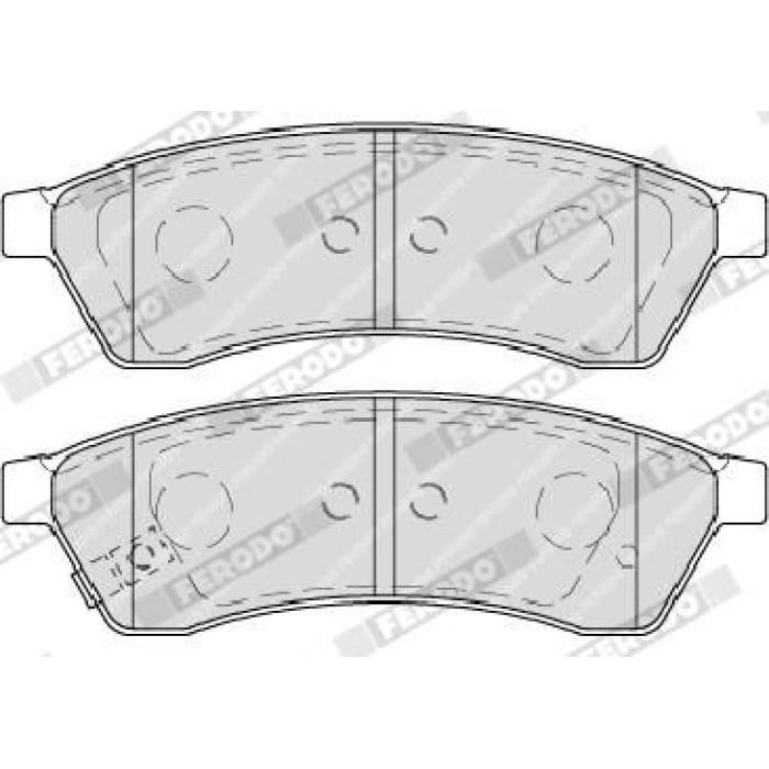 Ferodo FDB4305 Bremsbelagsatz, Scheibenbremse PREMIER ECO FRICTION Ferodo FDB4305 Bremsbelagsatz, Scheibenbremse PREMIER ECO FRICTION