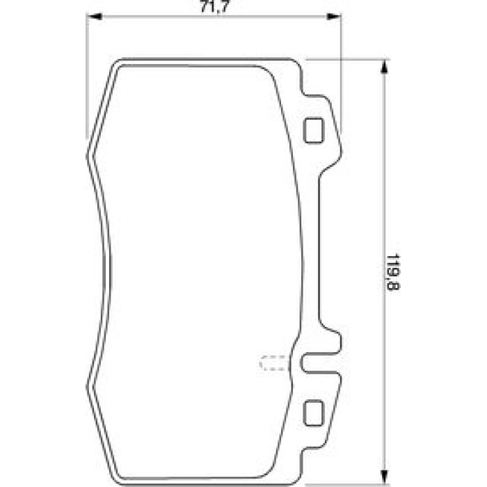BOSCH 0 986 494 012 Bremsbelagsatz, Scheibenbremse BOSCH 0 986 494 012 Bremsbelagsatz, Scheibenbremse