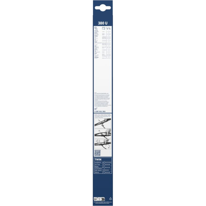 BOSCH 380 U Scheibenwischer Twin 3 397 011 353 BOSCH 380 U Scheibenwischer Twin 3 397 011 353
