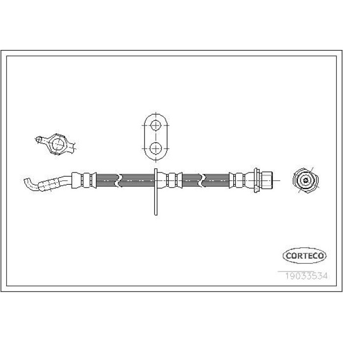 Corteco 19033534 Bremsschlauch
