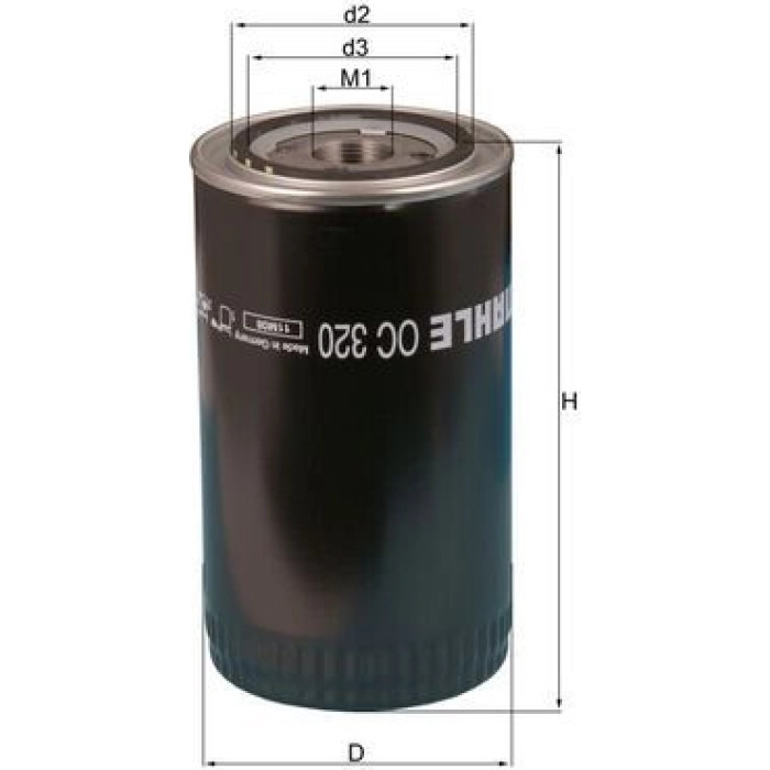 Knecht OC 320 Ölfilter Knecht OC 320 Ölfilter