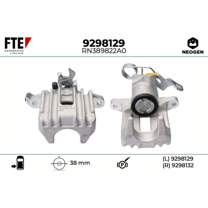 FTE 9298129 Bremssattel NEOGEN FTE 9298129 Bremssattel NEOGEN