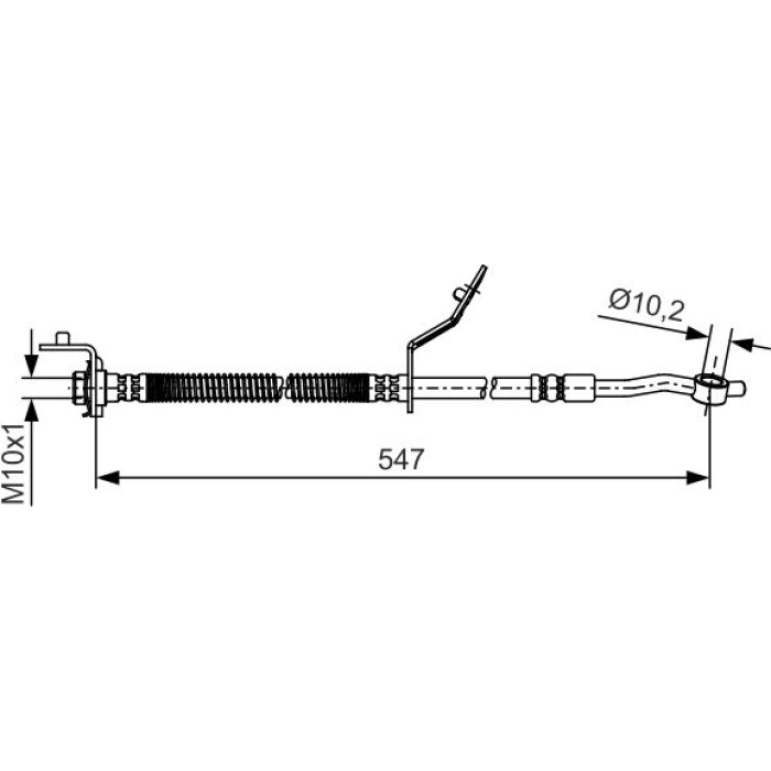 BOSCH 1 987 481 A56 Bremsschlauch