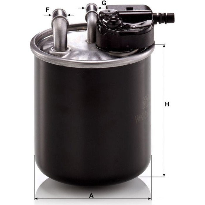Mann-Filter WK 820/21 Kraftstofffilter Mann-Filter WK 820/21 Kraftstofffilter