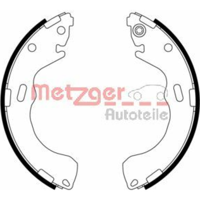 Metzger MG 970 Bremsbackensatz