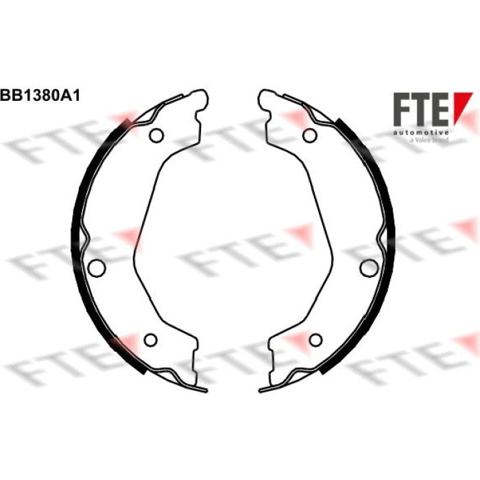 FTE 9100124 Bremsbackensatz, Feststellbremse FTE 9100124 Bremsbackensatz, Feststellbremse