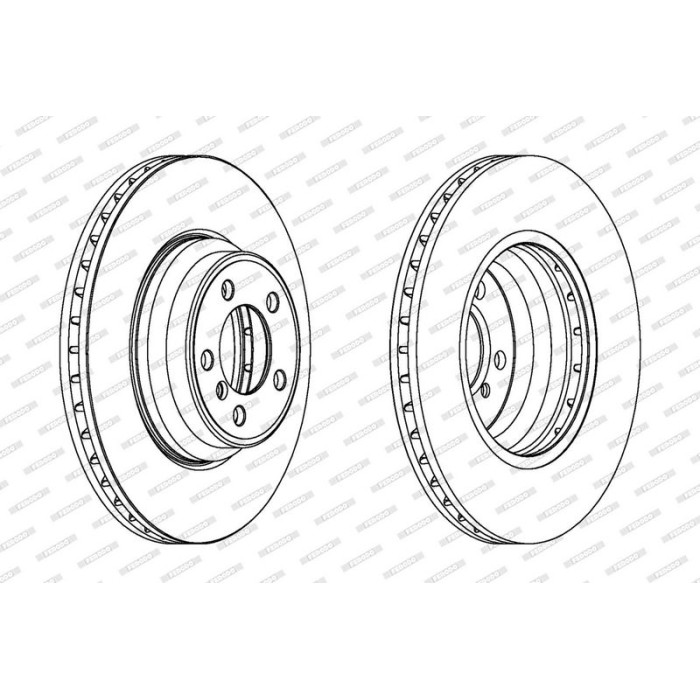 Ferodo DDF1245C-1 Bremsscheibe PREMIER Coat+ disc Ferodo DDF1245C-1 Bremsscheibe PREMIER Coat+ disc