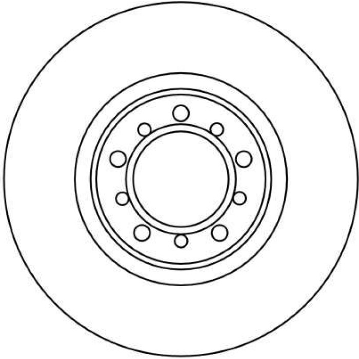 TRW DF1586 Bremsscheibe TRW DF1586 Bremsscheibe