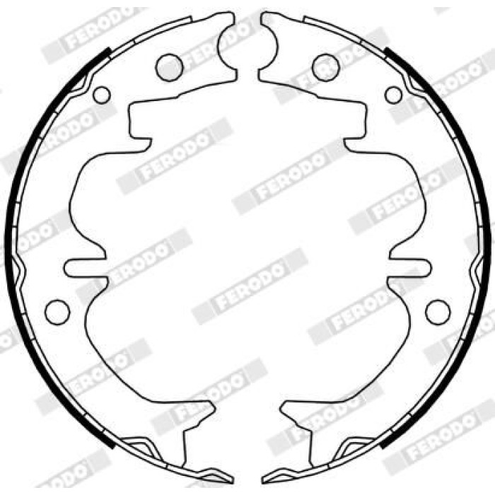 Ferodo FSB4069 Bremsbackensatz, Feststellbremse PREMIER Ferodo FSB4069 Bremsbackensatz, Feststellbremse PREMIER