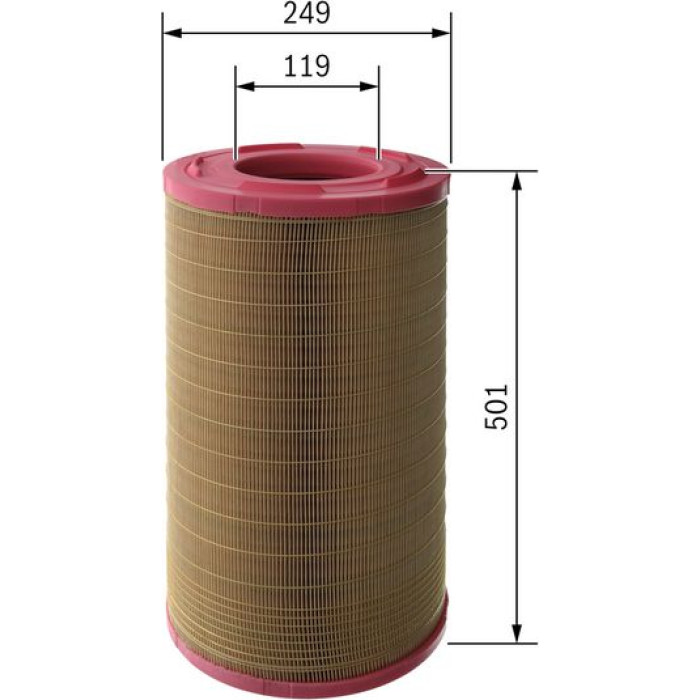 BOSCH F 026 400 184 Luftfilter BOSCH F 026 400 184 Luftfilter