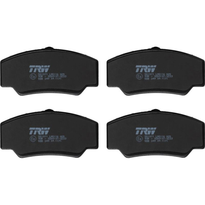 TRW GDB349 Bremsbelagsatz, Scheibenbremse TRW GDB349 Bremsbelagsatz, Scheibenbremse