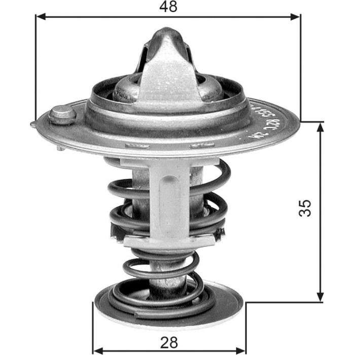 Thermostat, Kühlmittel TH30082G1 Thermostat, Kühlmittel TH30082G1