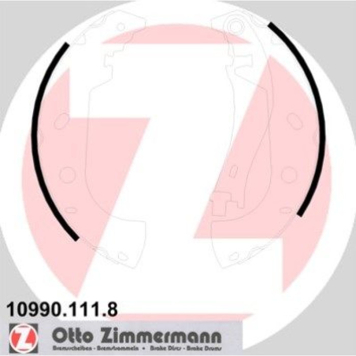 Zimmermann 10990.111.8 Bremsbackensatz Zimmermann 10990.111.8 Bremsbackensatz