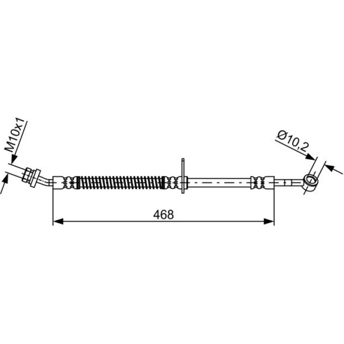 BOSCH 1 987 481 867 Bremsschlauch