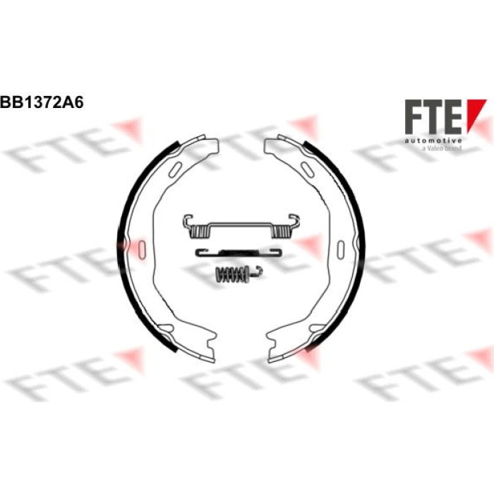 FTE 9100117 Bremsbackensatz, Feststellbremse FTE 9100117 Bremsbackensatz, Feststellbremse