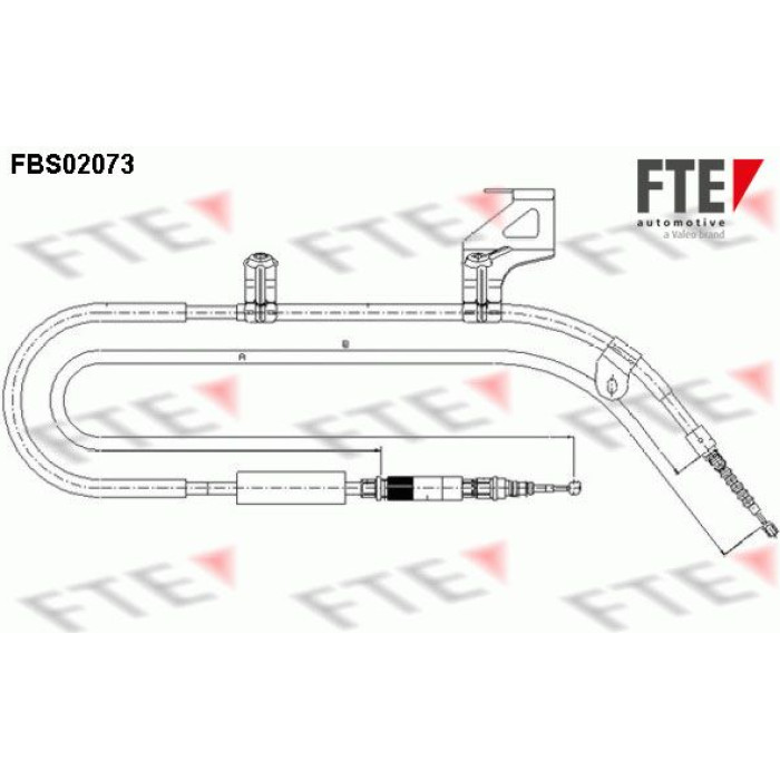 FTE 9250074 Seilzug, Feststellbremse FTE 9250074 Seilzug, Feststellbremse