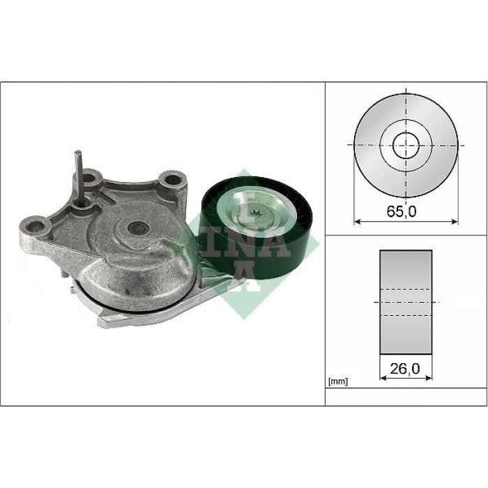 INA 534 0903 10 Riemenspanner, Keilrippenriemen