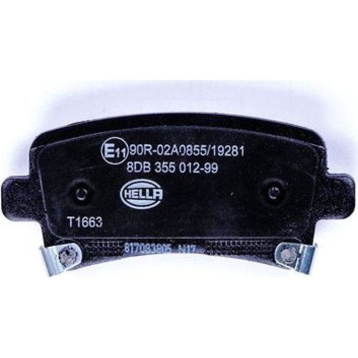 Hella Pagid 8DB 355 012-991 Bremsbelagsatz, Scheibenbremse Hella Pagid 8DB 355 012-991 Bremsbelagsatz, Scheibenbremse