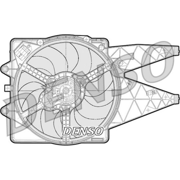 Denso DER09091 Lüfter, Motorkühlung Denso DER09091 Lüfter, Motorkühlung
