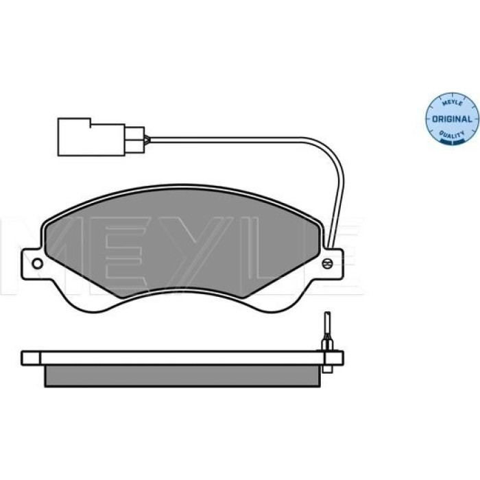 Meyle 025 244 8518/W Bremsbelagsatz, Scheibenbremse MEYLE-ORIGINAL: True to OE Meyle 025 244 8518/W Bremsbelagsatz, Scheibenbremse MEYLE-ORIGINAL: True to OE