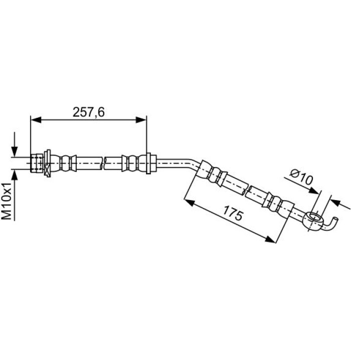 BOSCH 1 987 481 932 Bremsschlauch