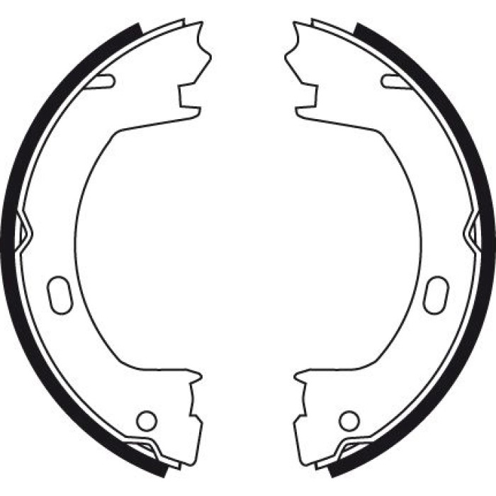 TRW GS8728 Bremsbackensatz, Feststellbremse TRW GS8728 Bremsbackensatz, Feststellbremse