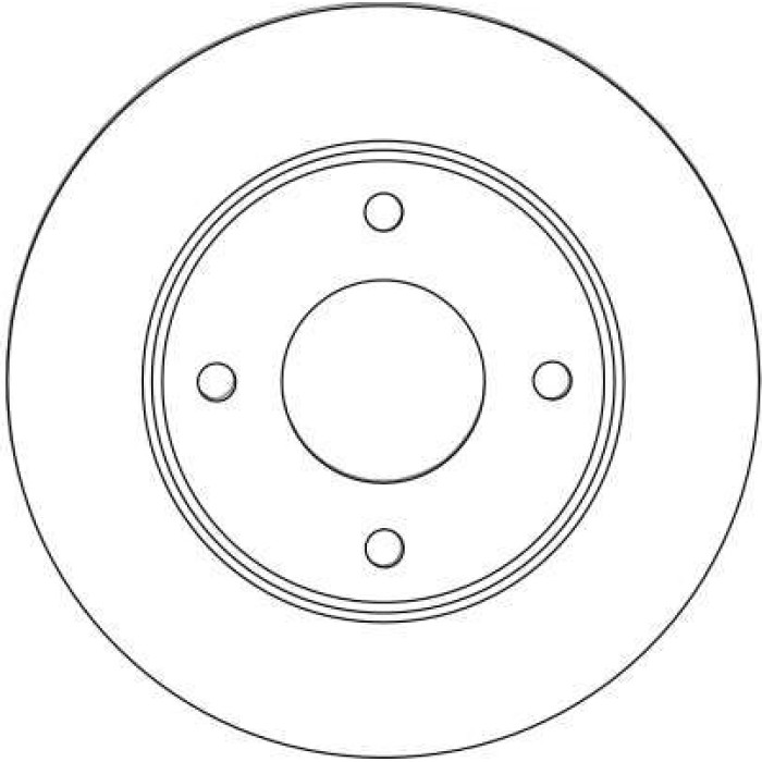 TRW DF4457 Bremsscheibe
