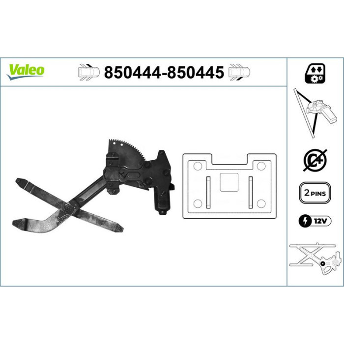 Valeo 850444 Fensterheber Valeo 850444 Fensterheber
