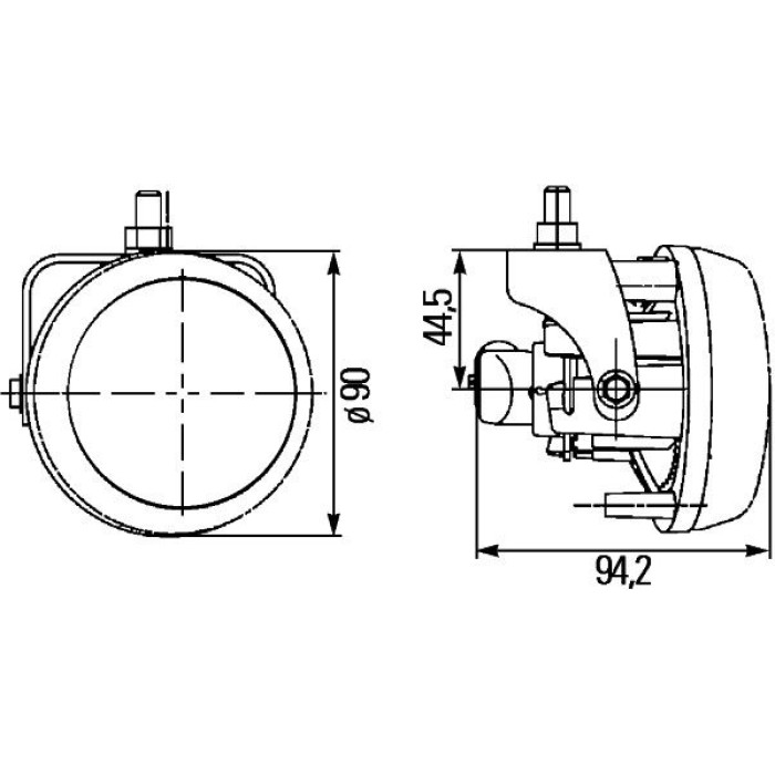 Hella 1N0 009 295-021 Nebelscheinwerfer Hella 1N0 009 295-021 Nebelscheinwerfer